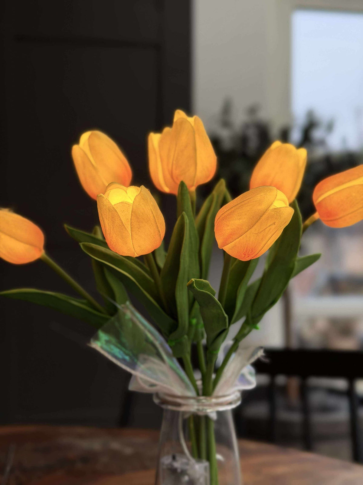 Tulpen met licht - Geel
