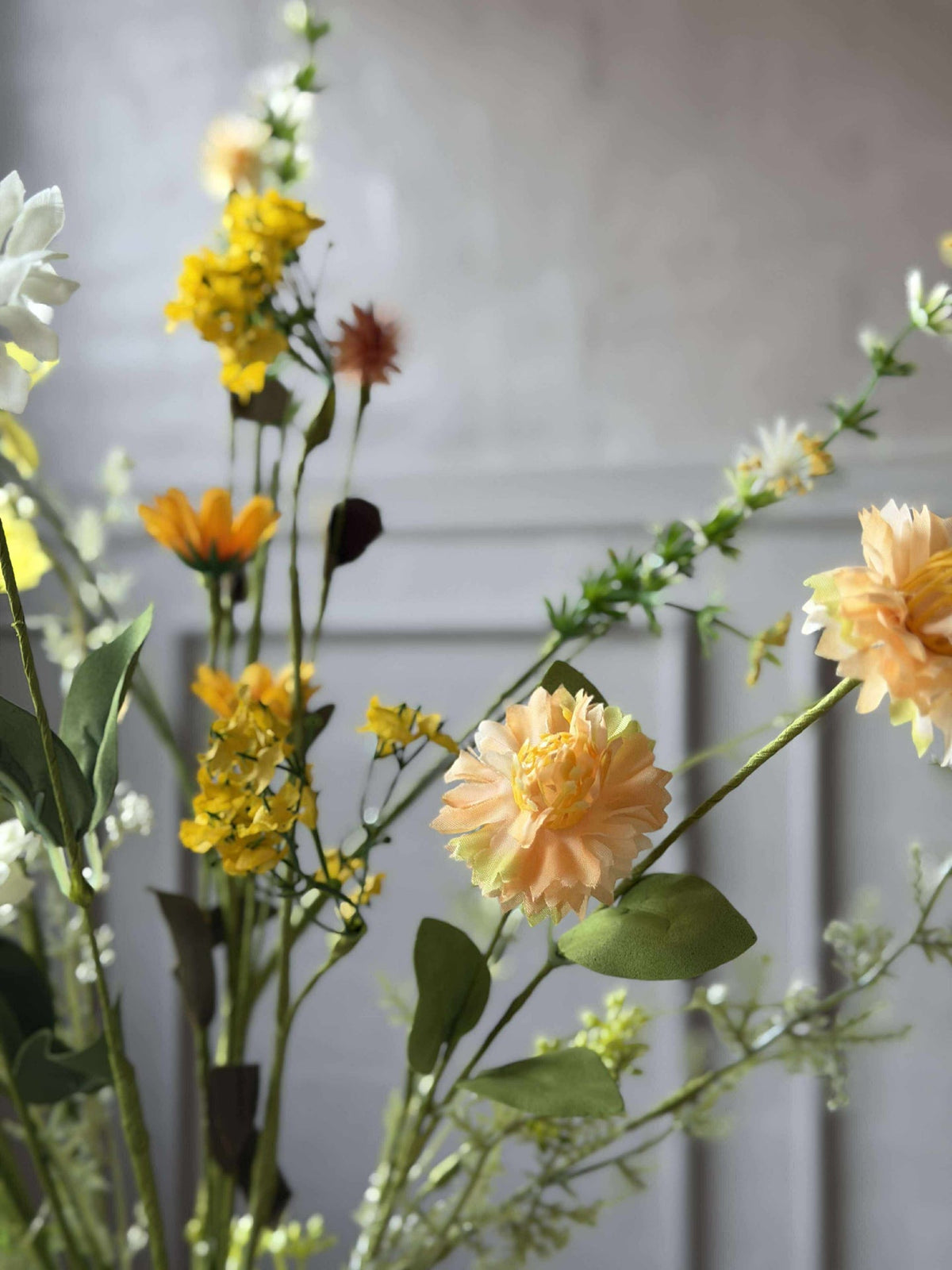 Boeket Wit / Geel - WILD FLORA