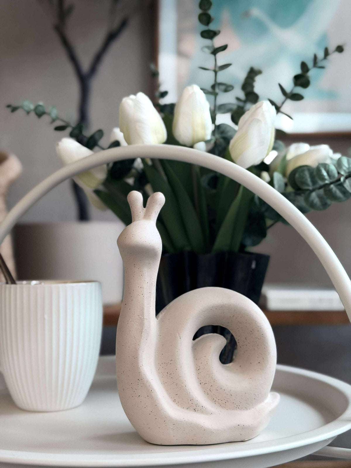 Deco slak - Wit of beige