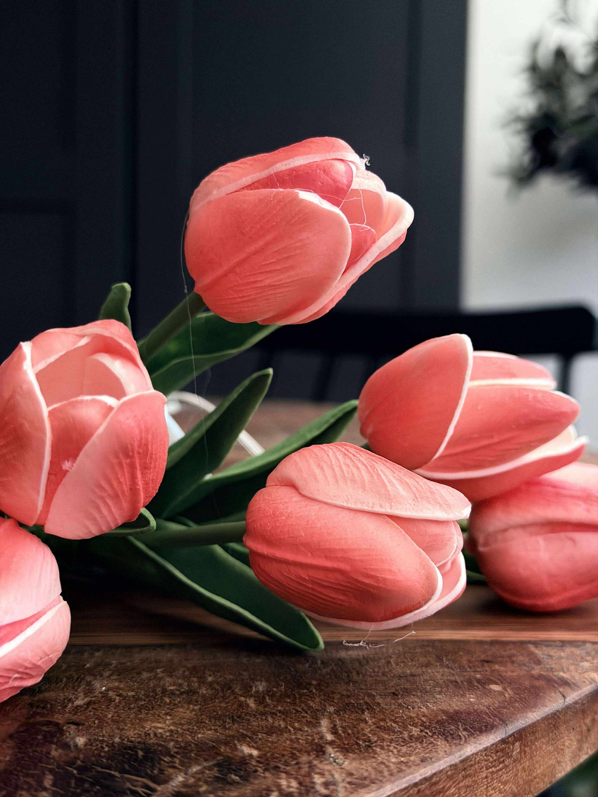 Tulpen met licht - Rood