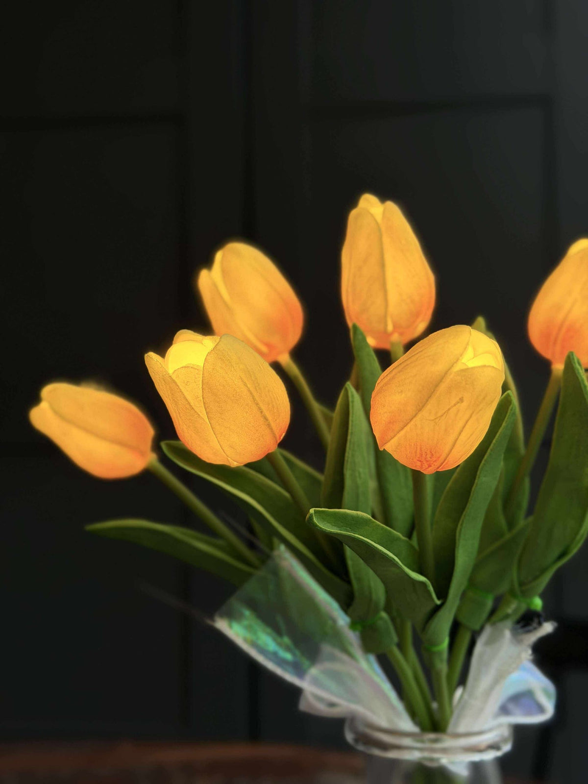 Tulpen met licht - Geel