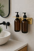 Dubbele houder voor dispenser - Messinglook