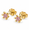 Oorknopjes GIA Roze - Sterling Zilver