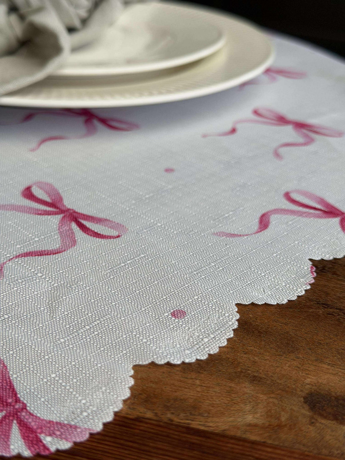 Tafelkleed met strikken