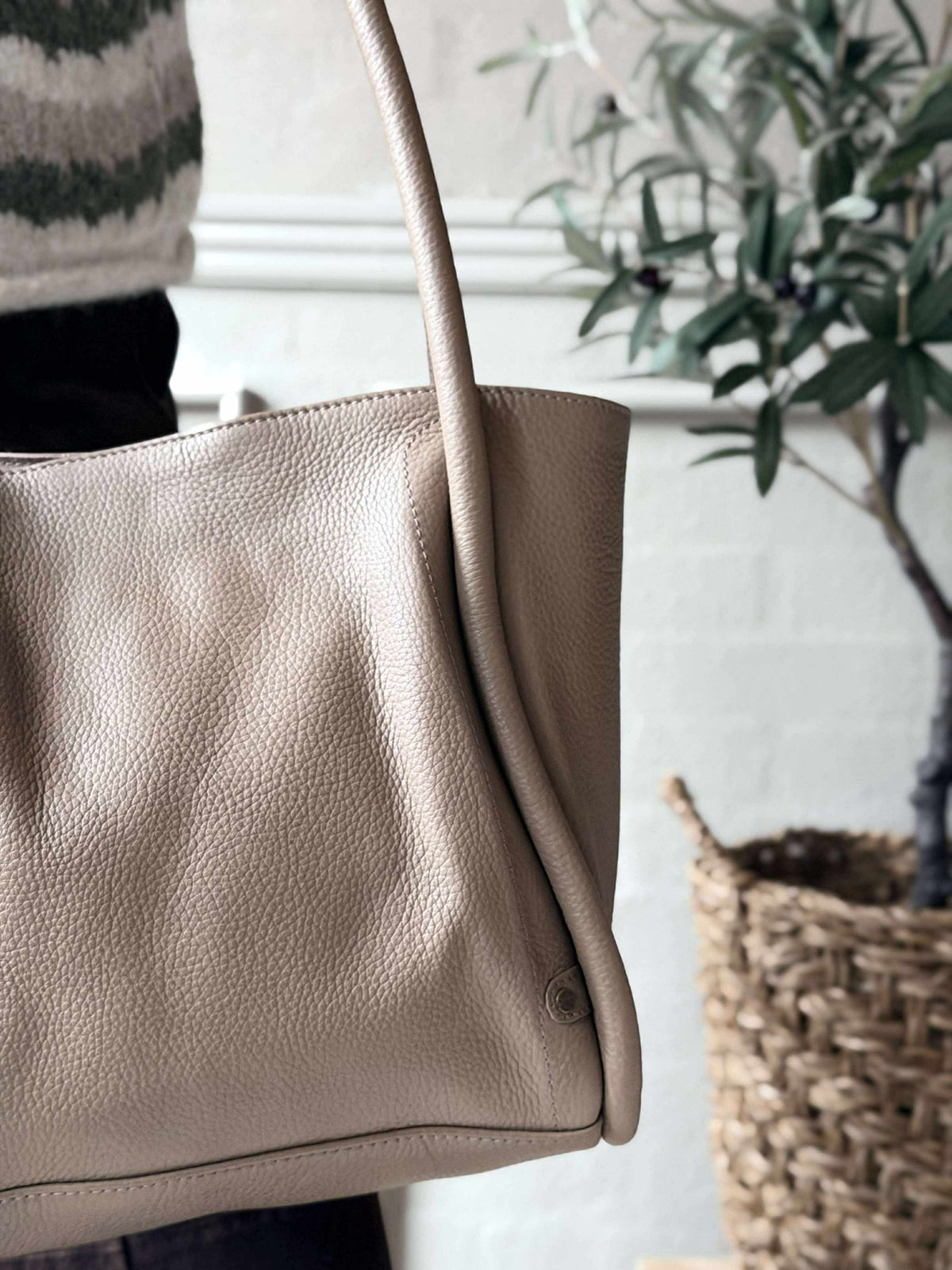 Schoudertas Taupe