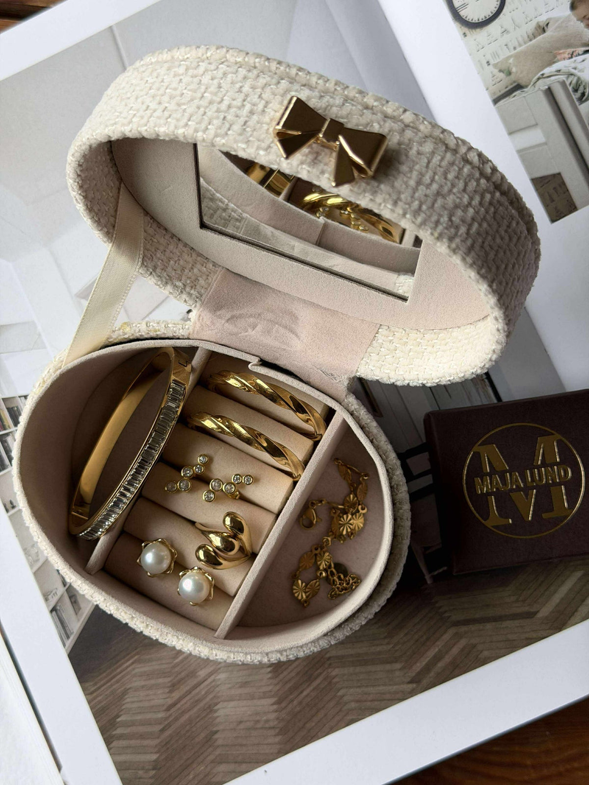 Oorknopjes Amina - verguld sterling zilver