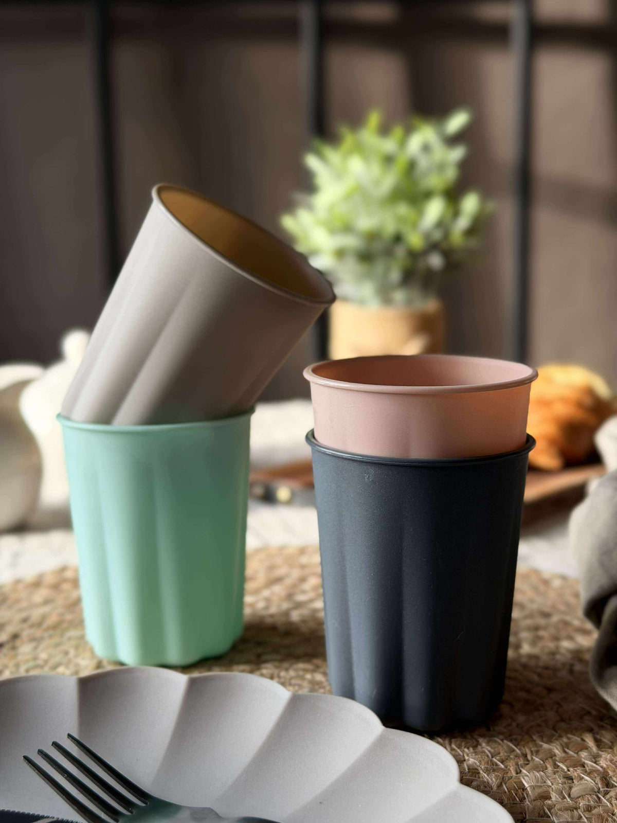 Kop color - Set van 4 stuks