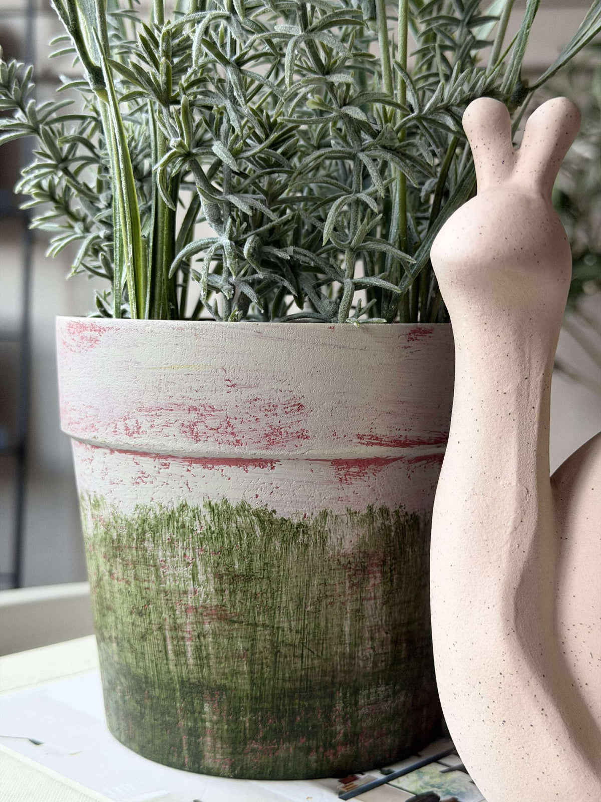 Bloem in pot