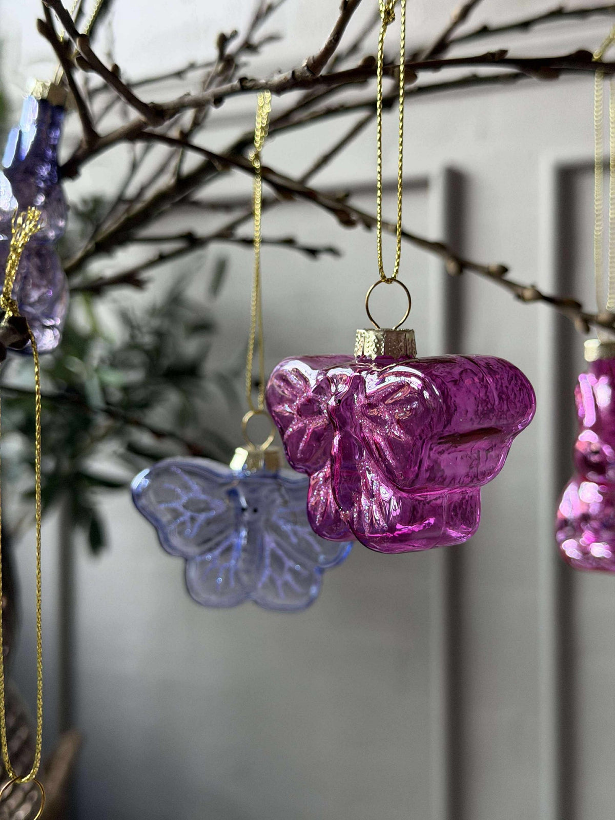Vlinder hangers - Verpakking met 3 stuks