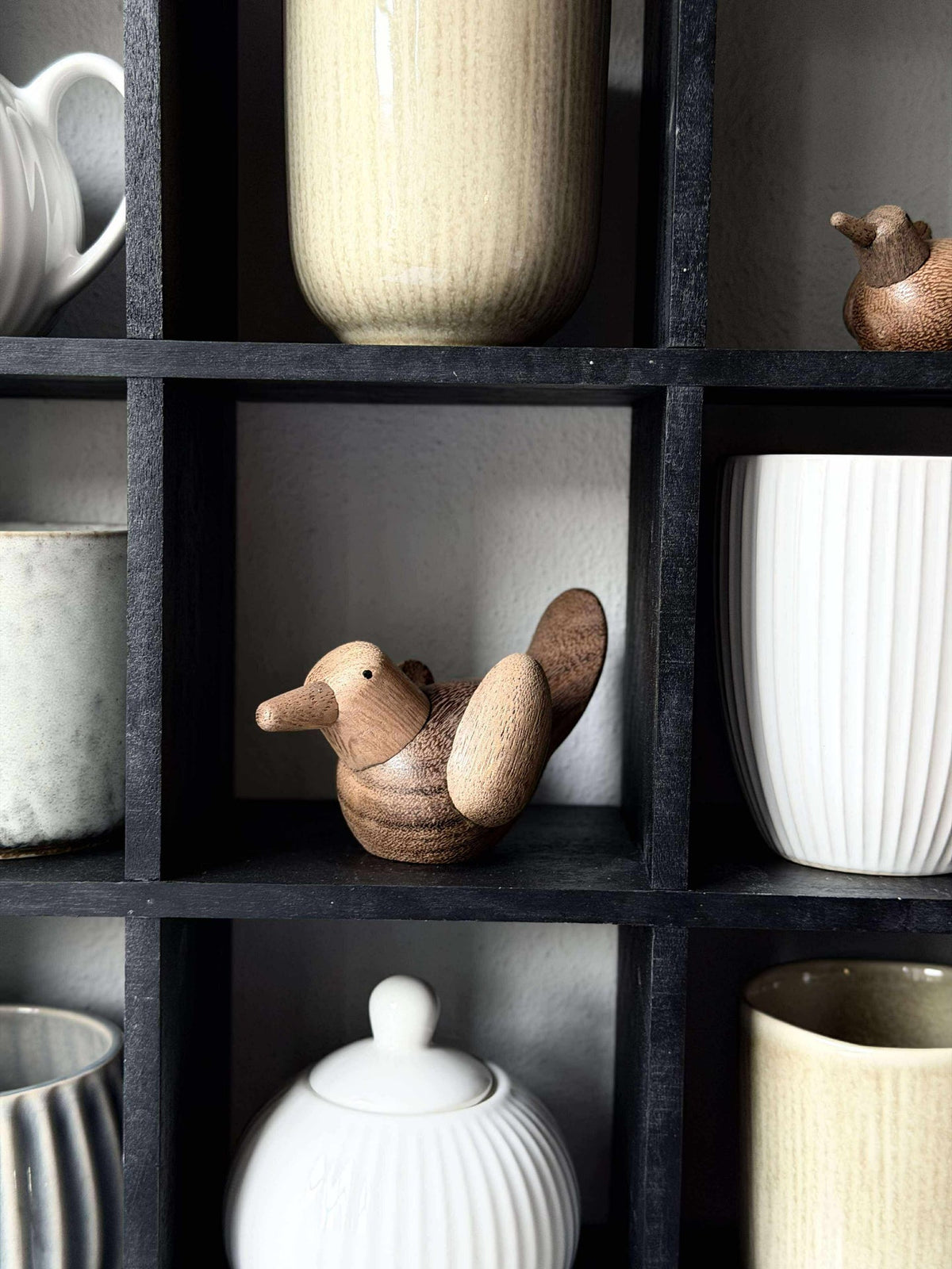 Liggende Vogel - Amberbruin Groot