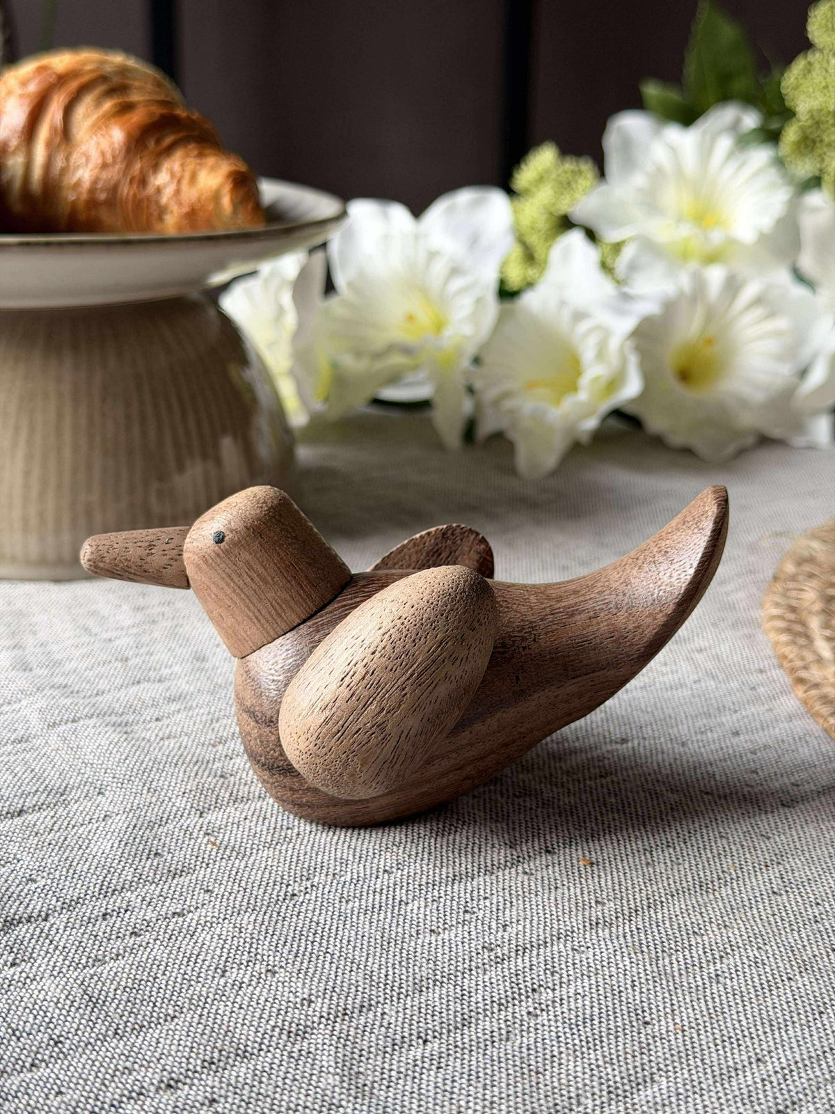 Liggende Vogel - Amberbruin Groot