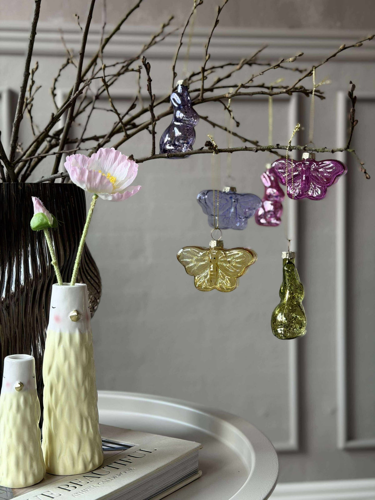Vlinder hangers - Verpakking met 3 stuks
