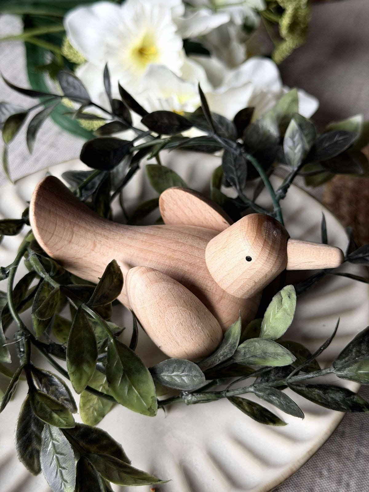 Liggende vogel - Natur beuken groot