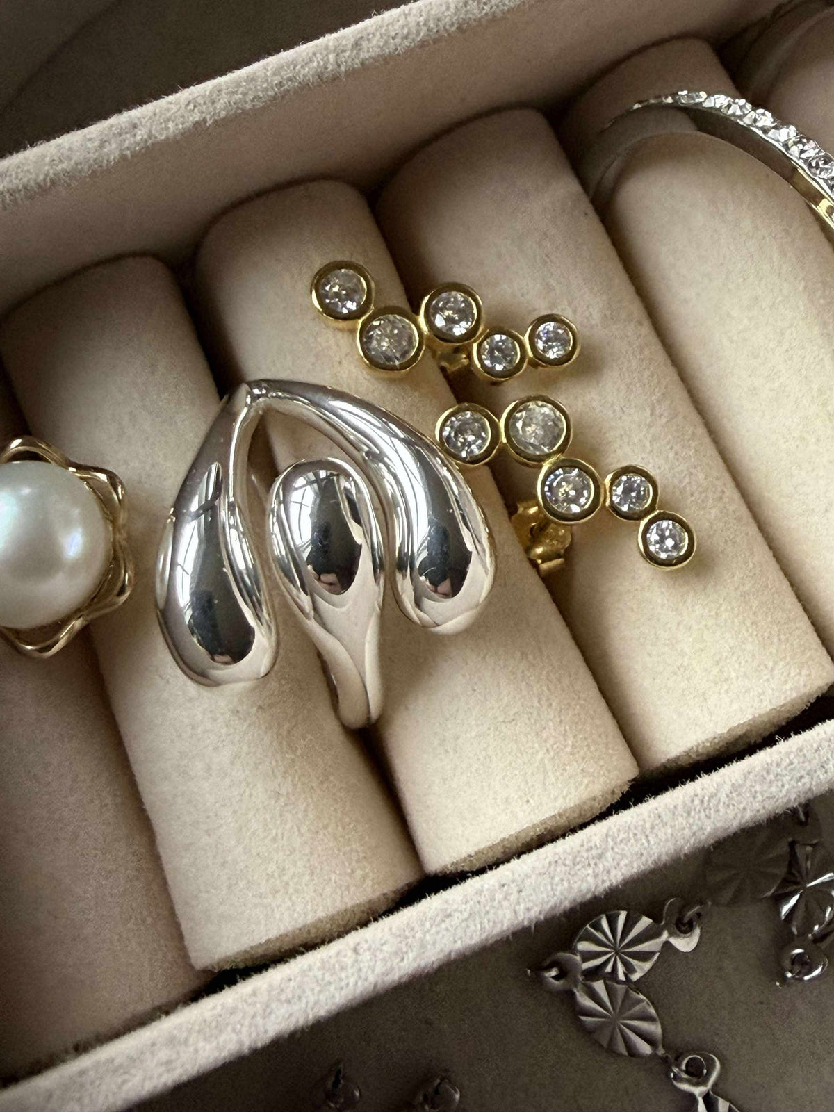 Ring JENNINGS zilvergeplateerd