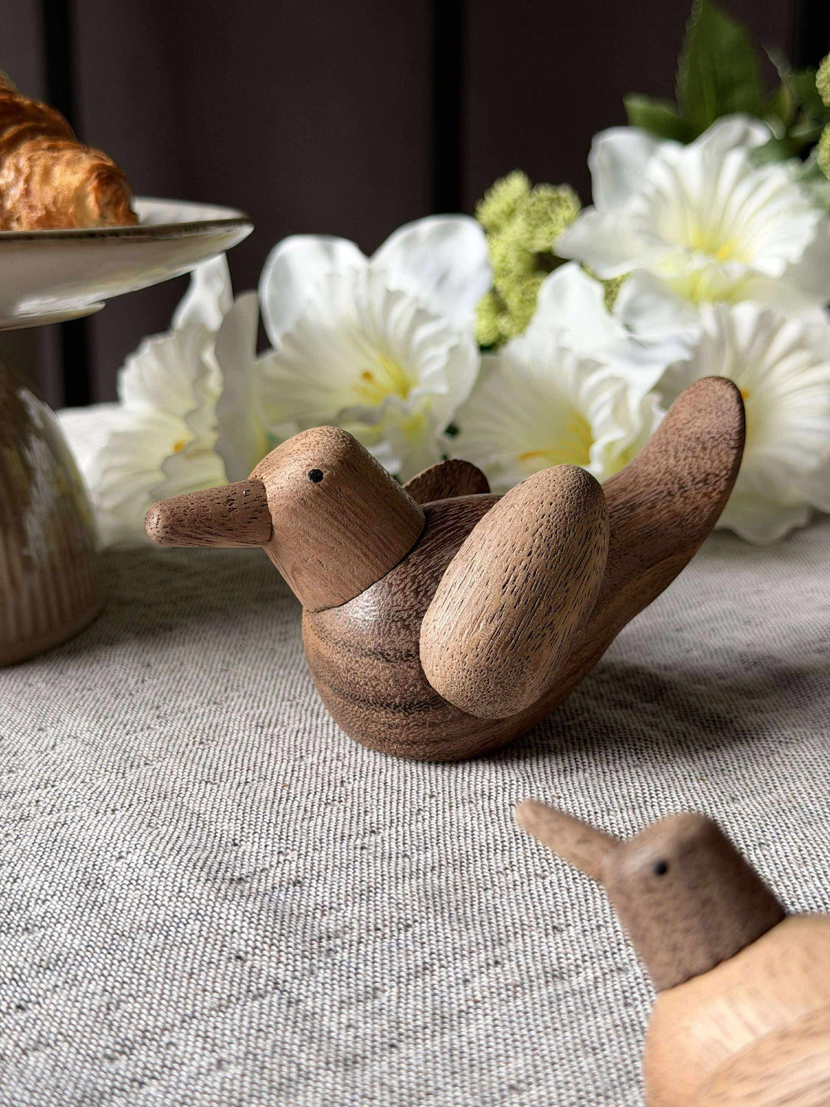 Liggende Vogel - Amberbruin Groot