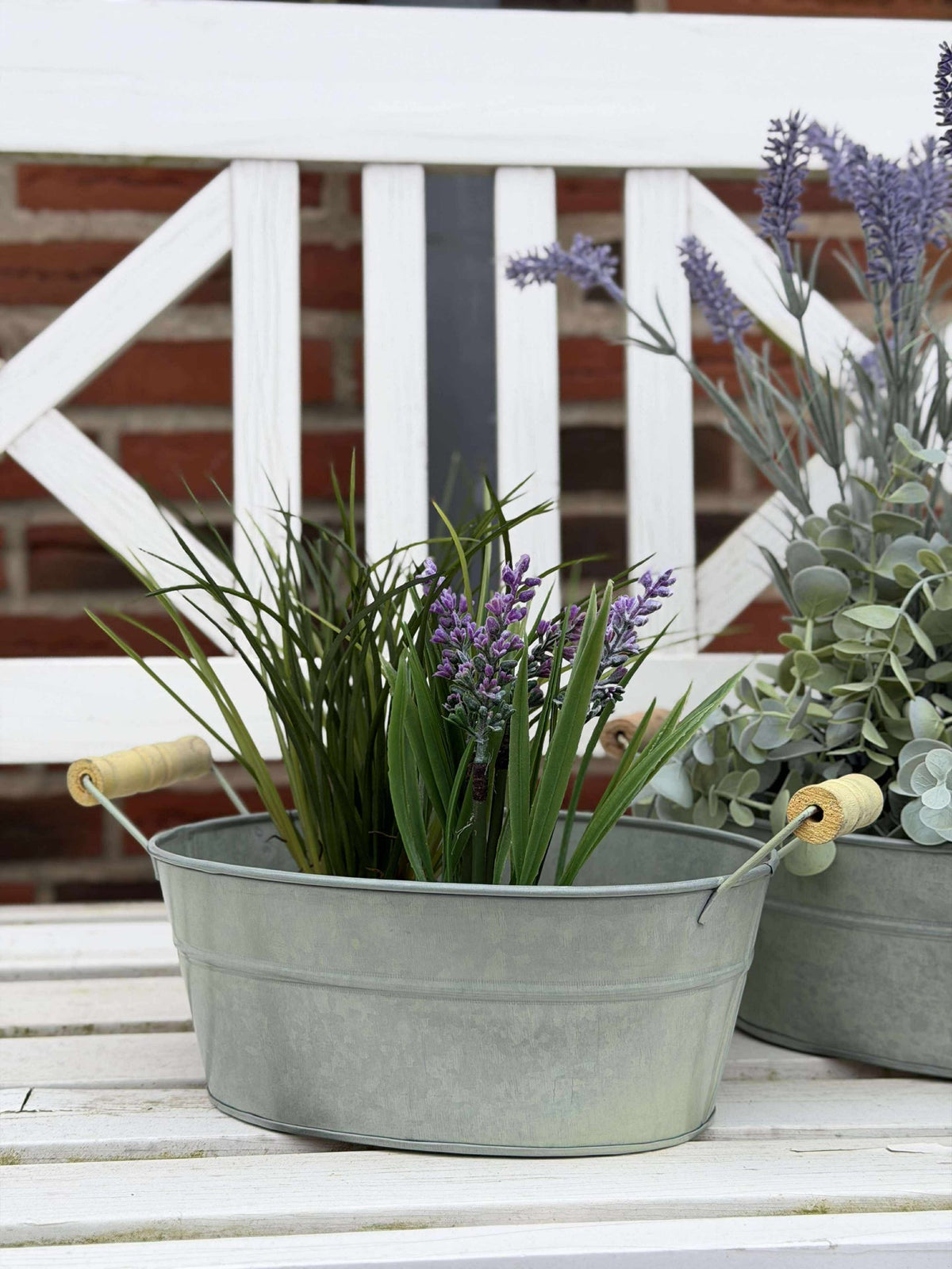 Zinken teilen met houten handgreep - Set van 3 st.