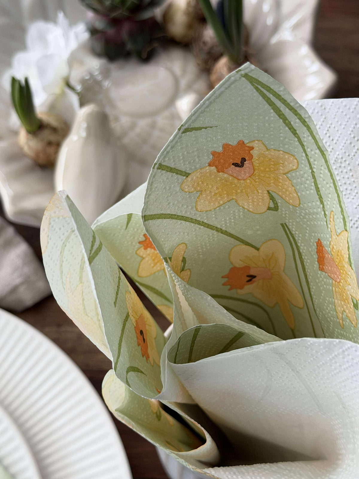 Servetten Narcissen - 20st.