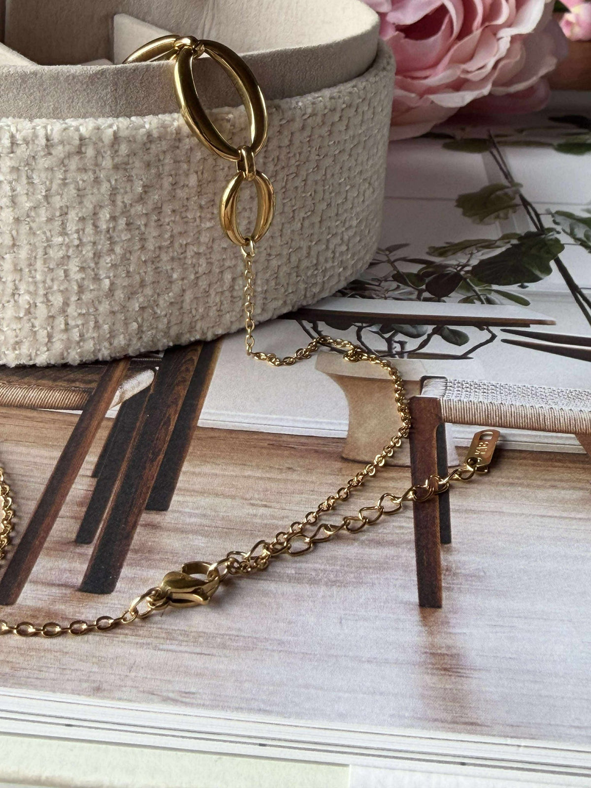 Ketting GIO - Waterbestendig - Verguld
