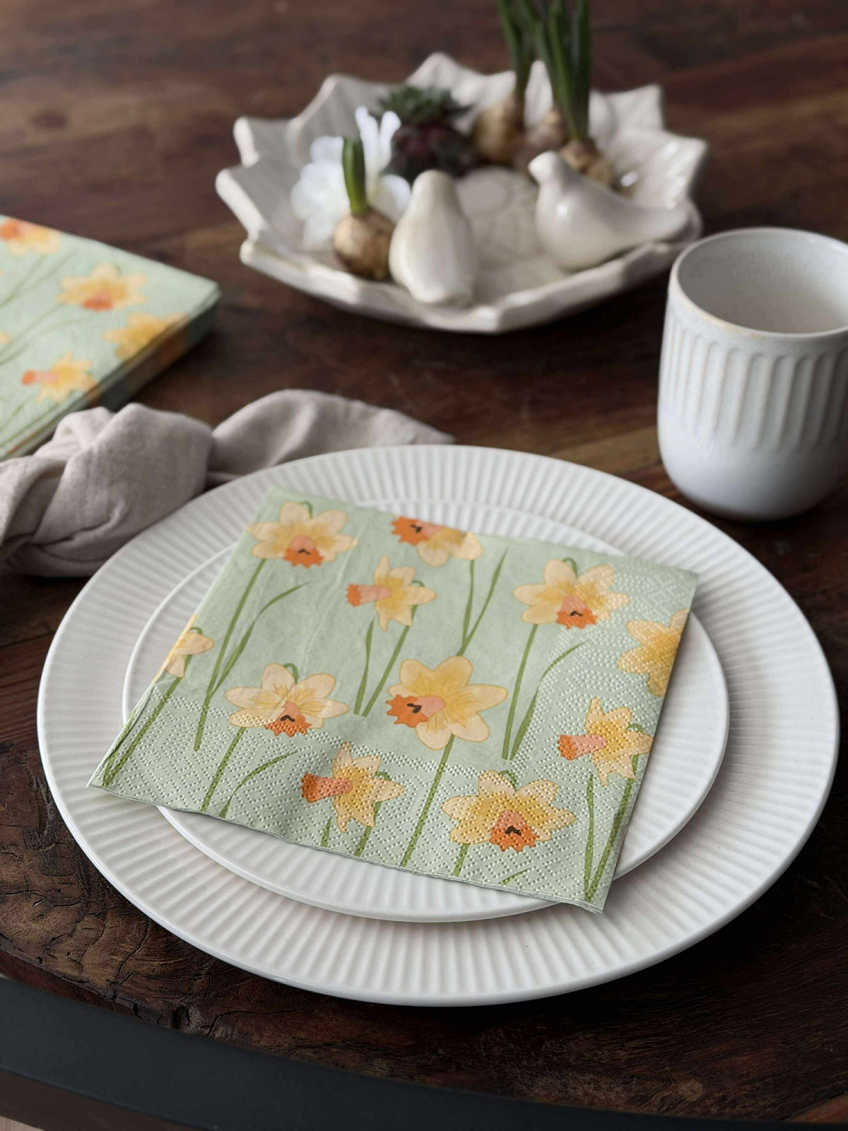 Servetten Narcissen - 20st.