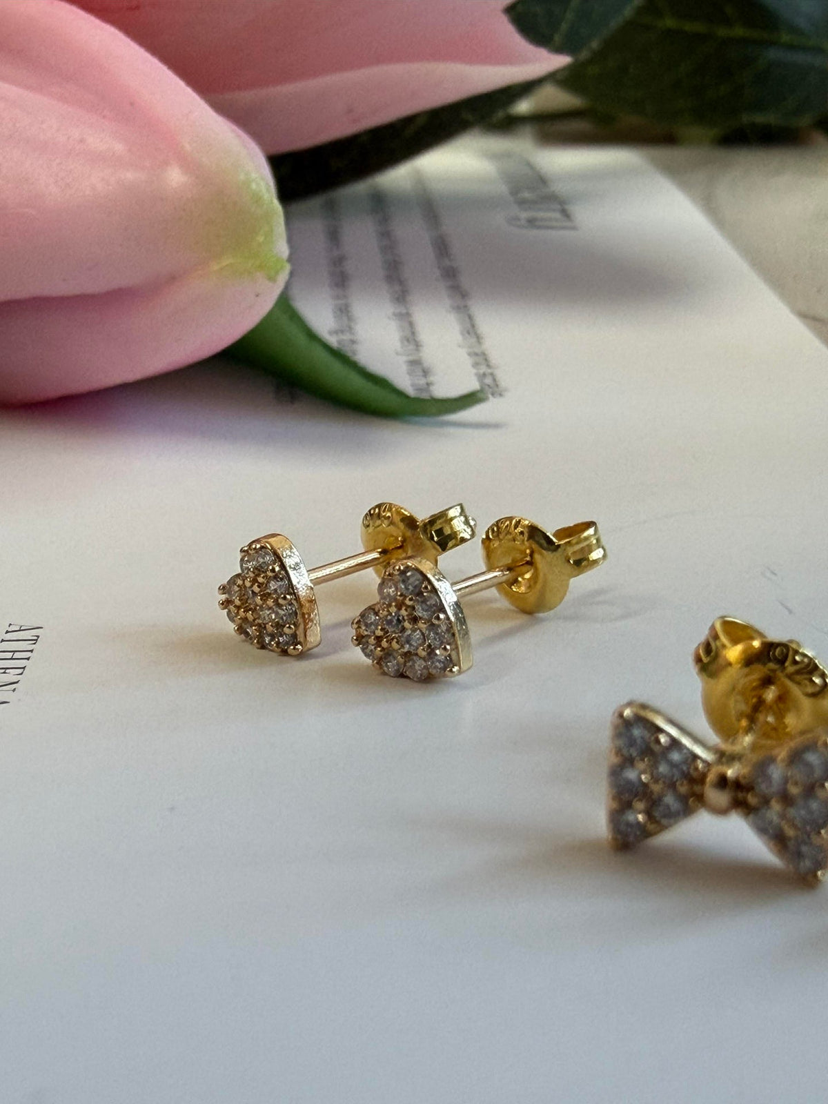 Mixdoos met 6 oorbellen - Samira 18k verguld