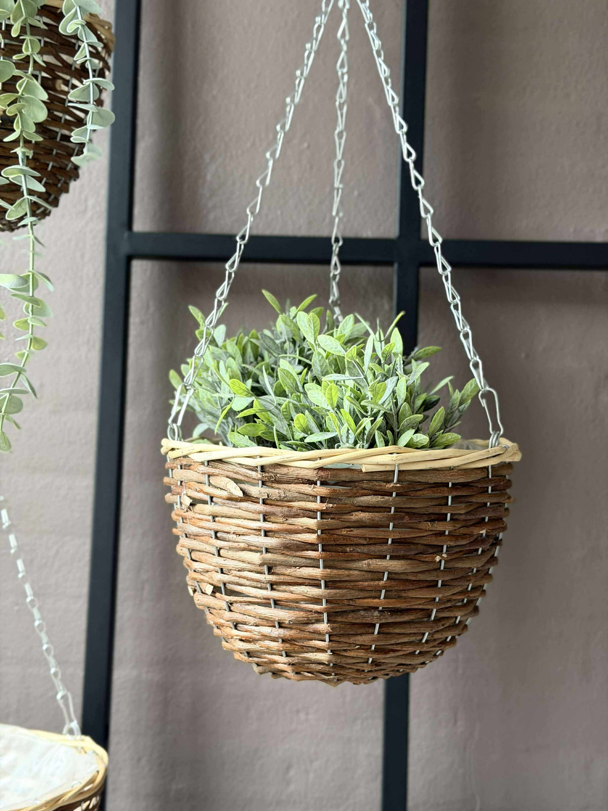 Hangpot van wilg - Set van 4 stuks