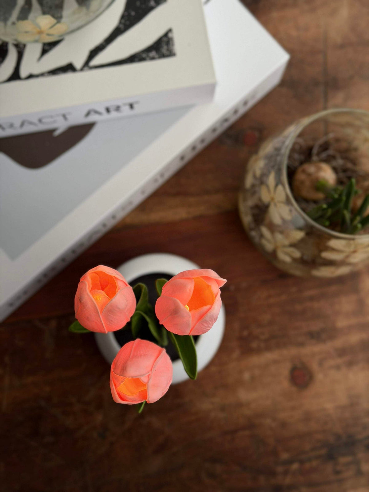 Tulpen met licht - Roze