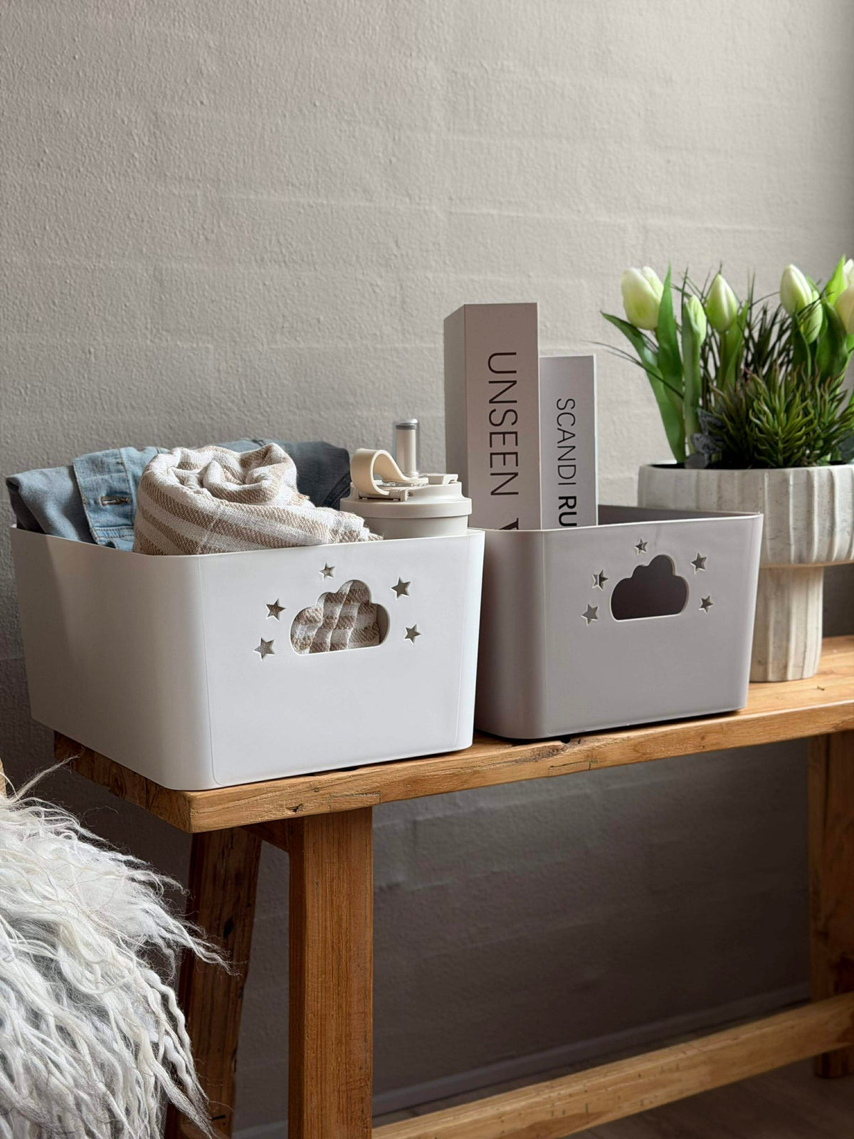 Opbergbox Cloud 34x25cm - Meerdere kleuren