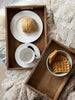 Dienblad mangohout - set van 2 stuks