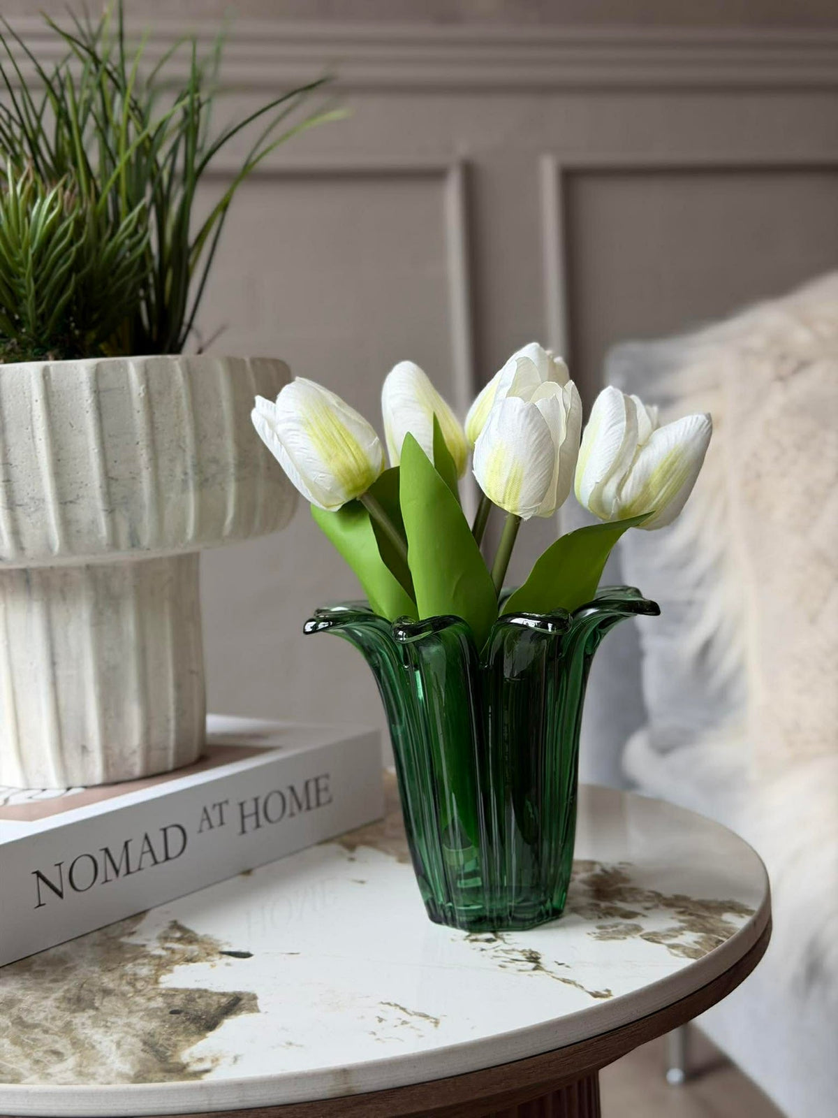 Flower glas - Groen