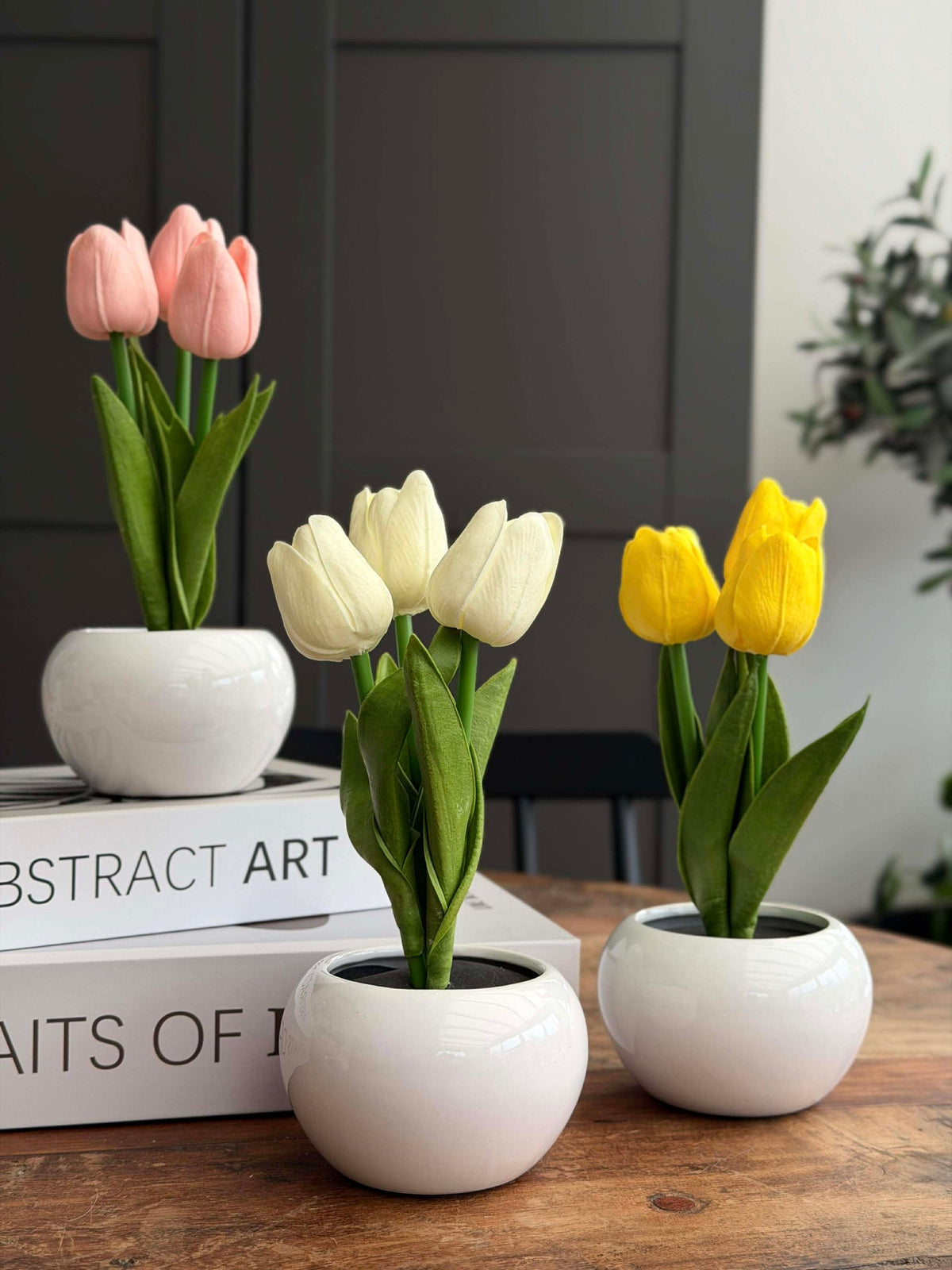 Tulpen met licht - Wit