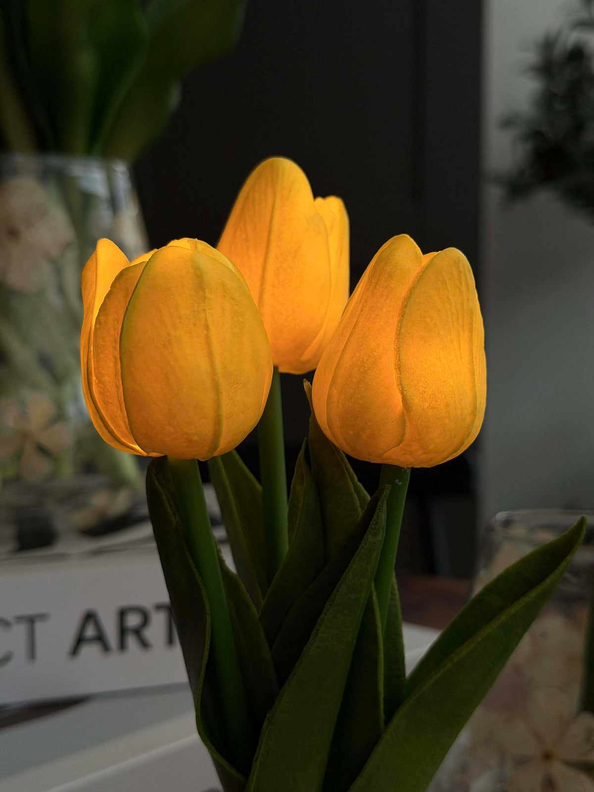 Tulpen met licht - Geel