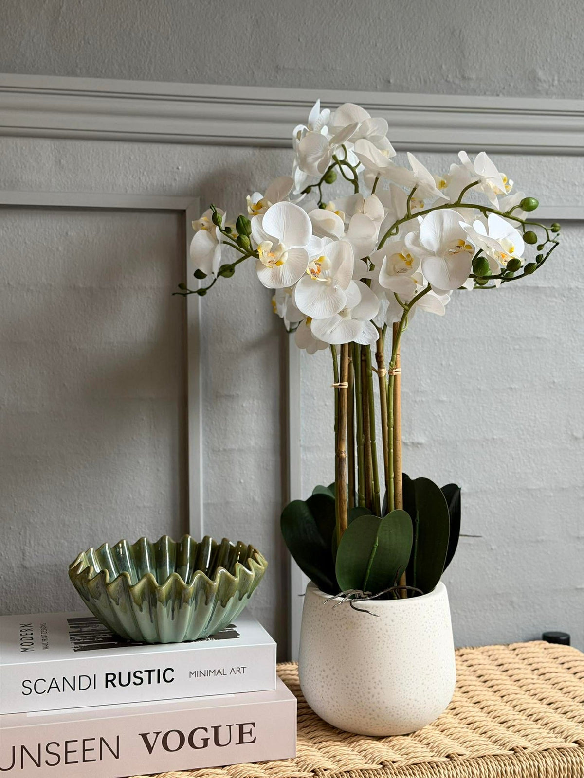 Orchidee in Pot 65 cm - Wit