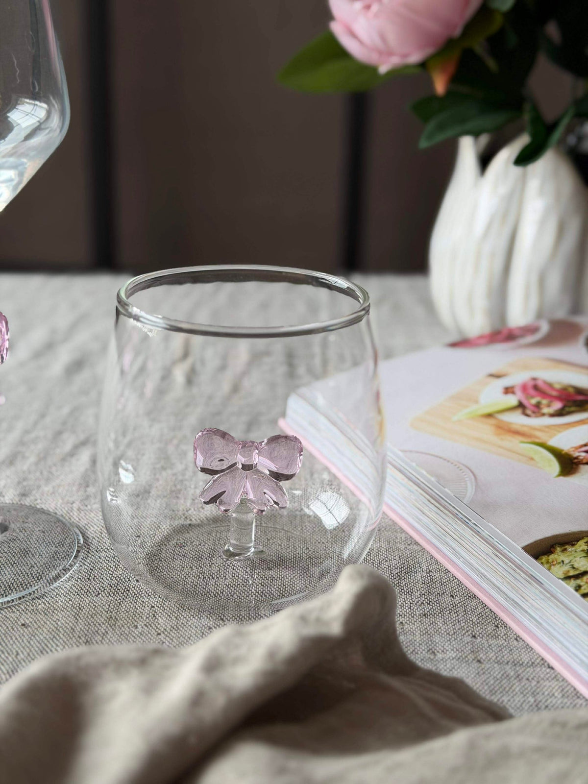 Drinkglas met strikje