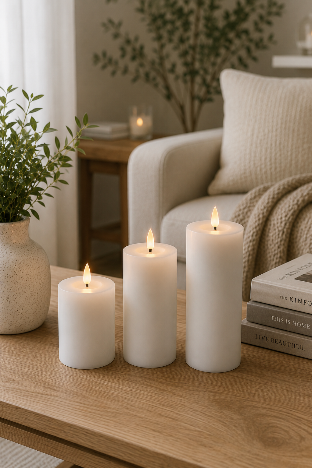 Blokkaars Nordic white - Meerdere maten