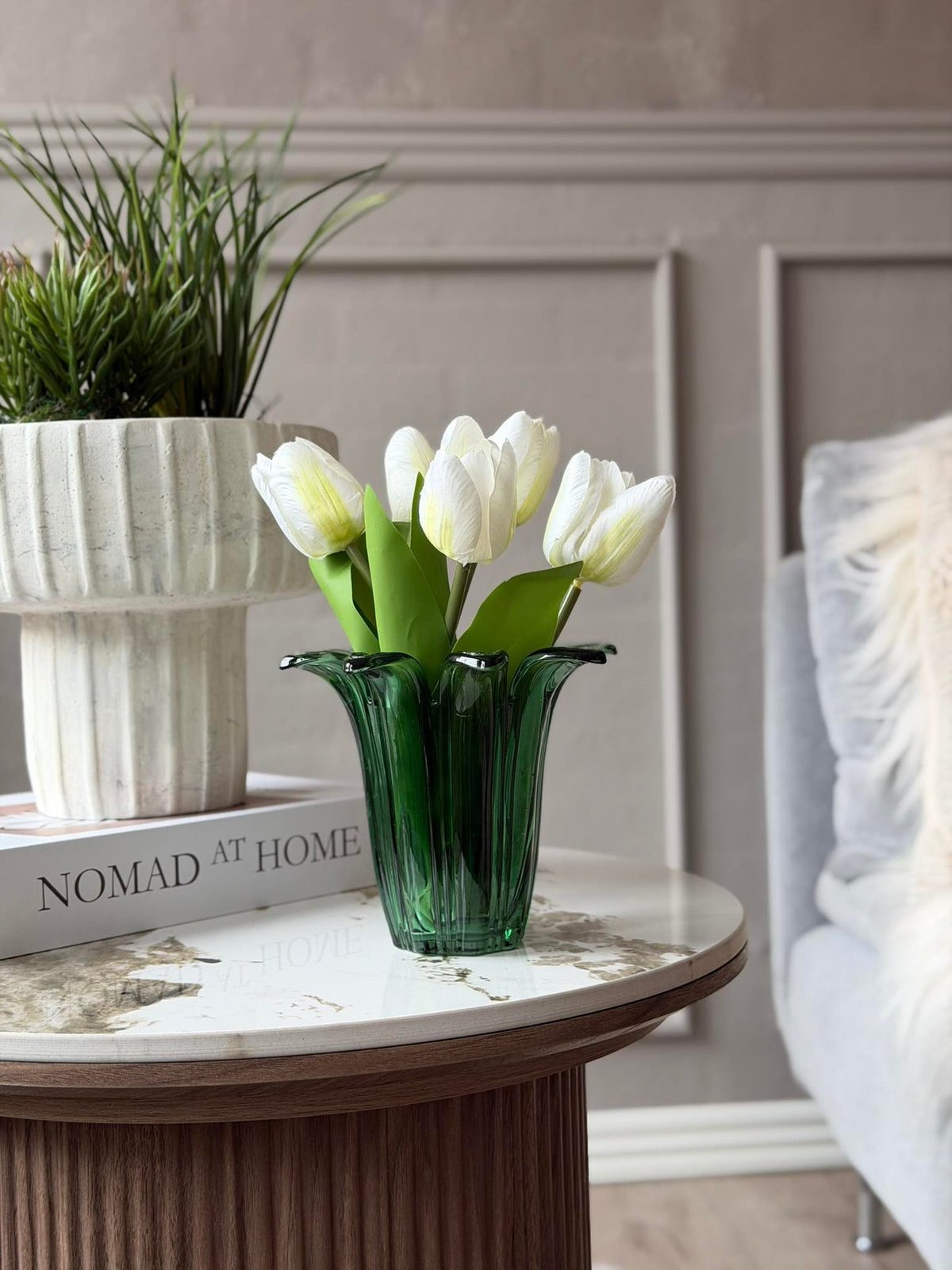 Flower glas - Groen