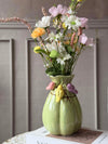Vaas met decoratie - Wit of Groen