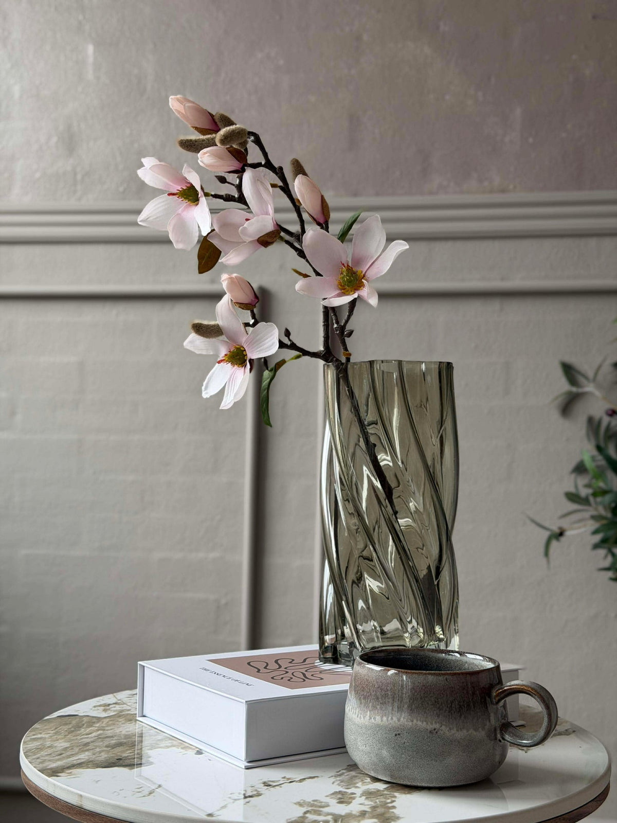 Magnoliatak - Roze 52 cm