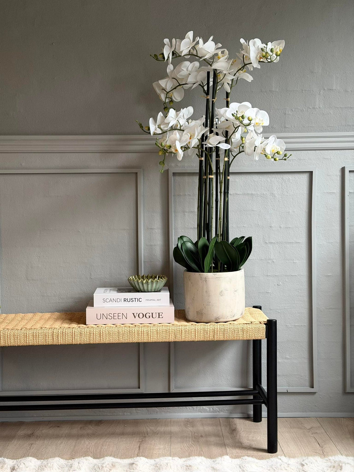 Orchidee in Pot 105 cm - Wit