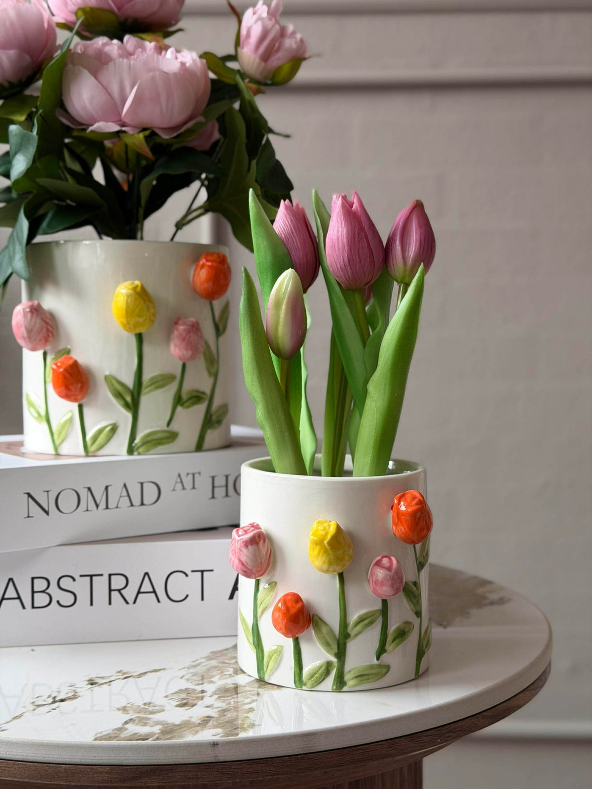 Sierpot met tulpen - meerdere maten