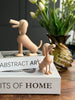 Zittende Hond Wood - Meerdere maten