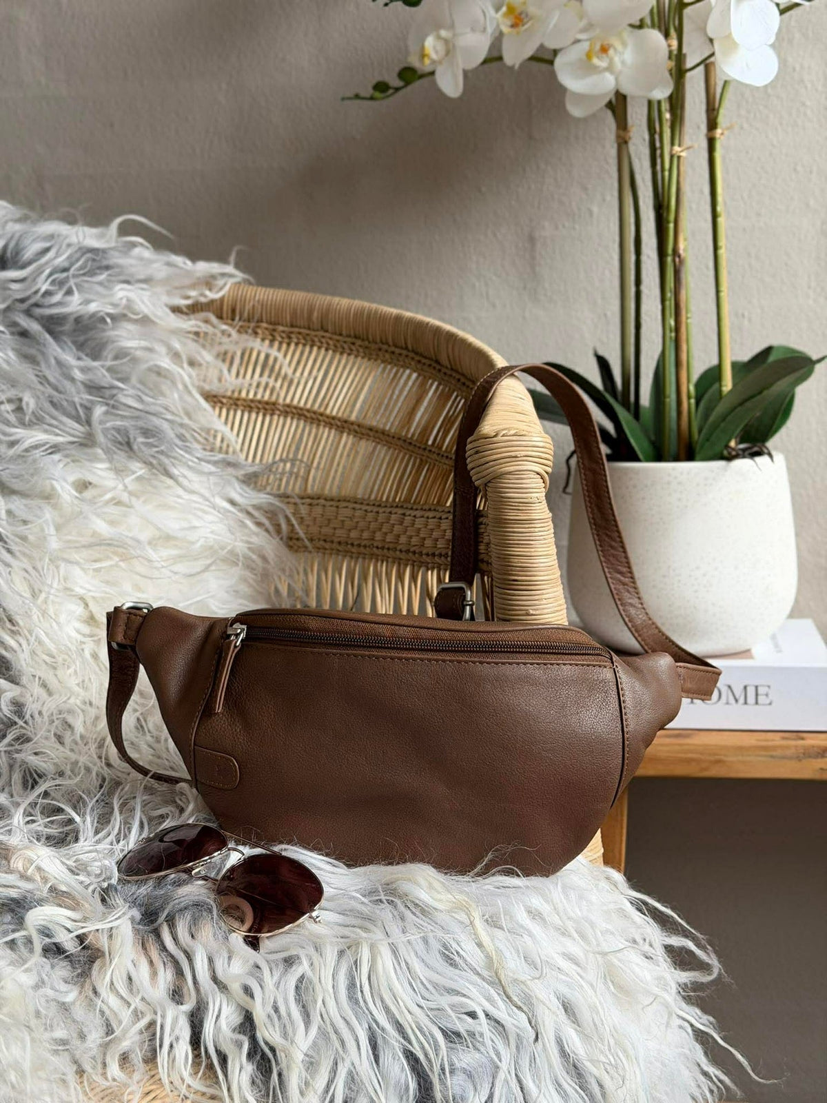 Bumbag Misse - Coffee / Silver
