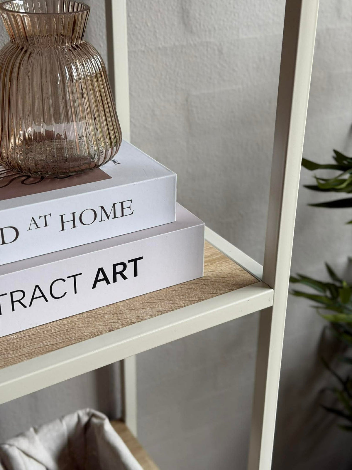 Kast met planken en kast - Off-white