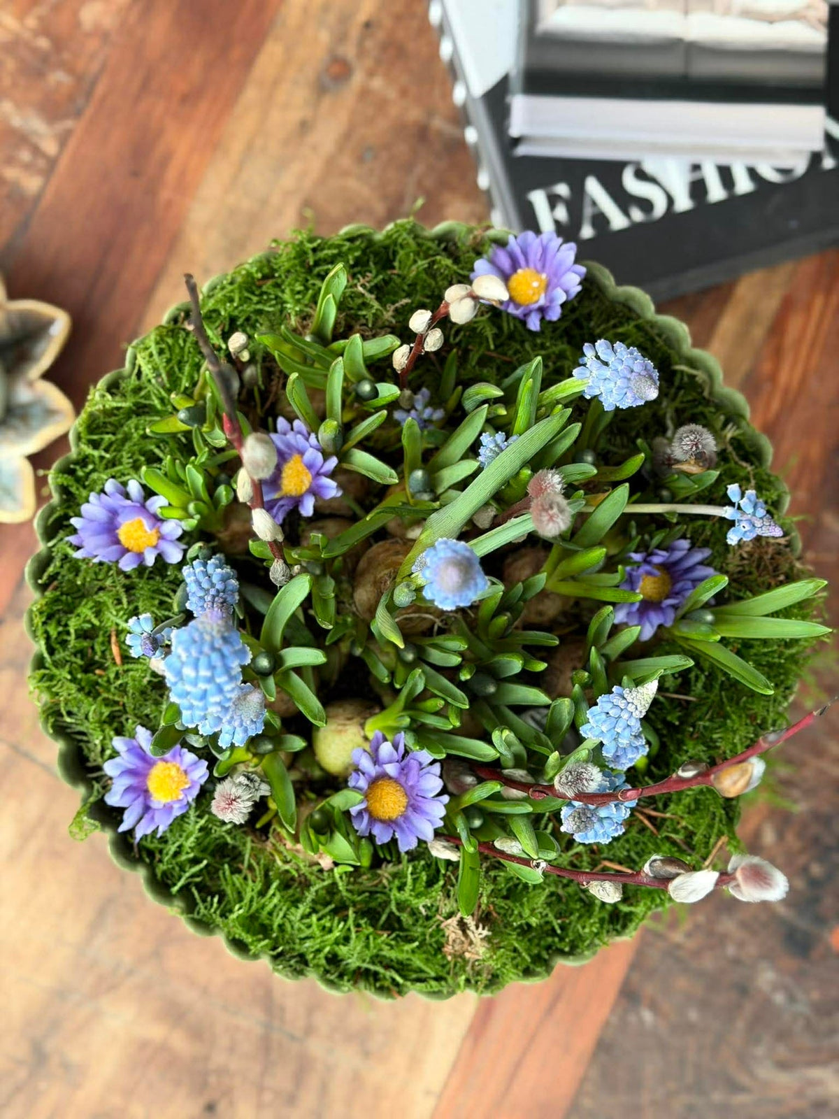 DIY standaard in betonlook - Groen
