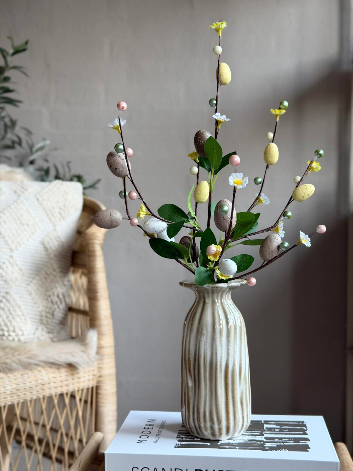 Vaas flower - Beige
