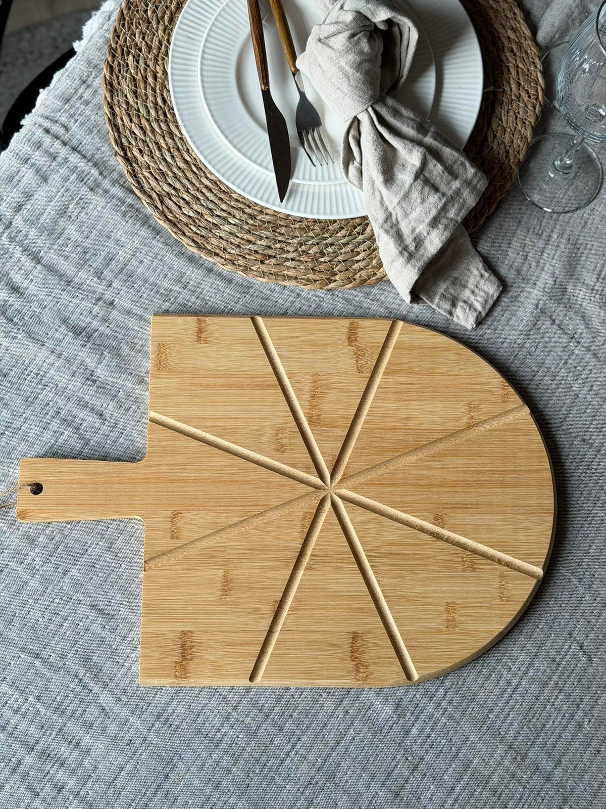 Pizzasnijplank met 2 accessoires