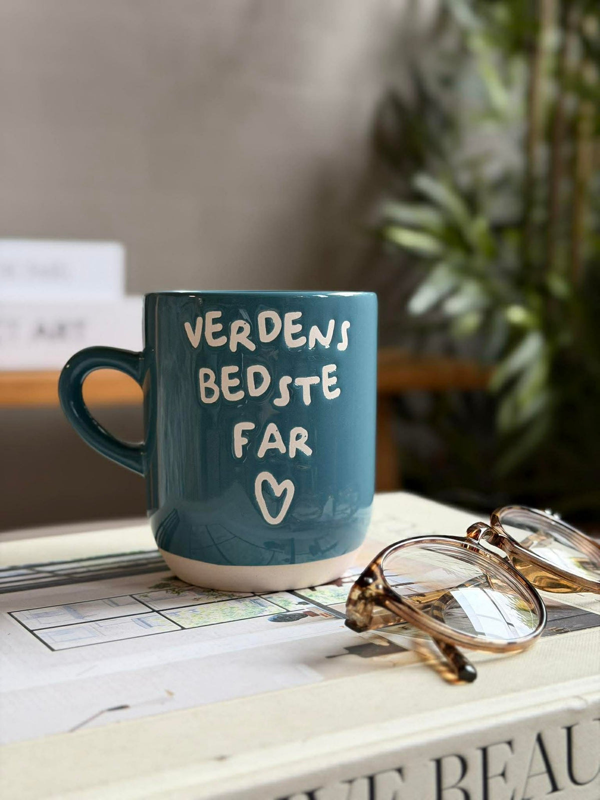 Mok VERDENS BEDSTE FAR - Blauw