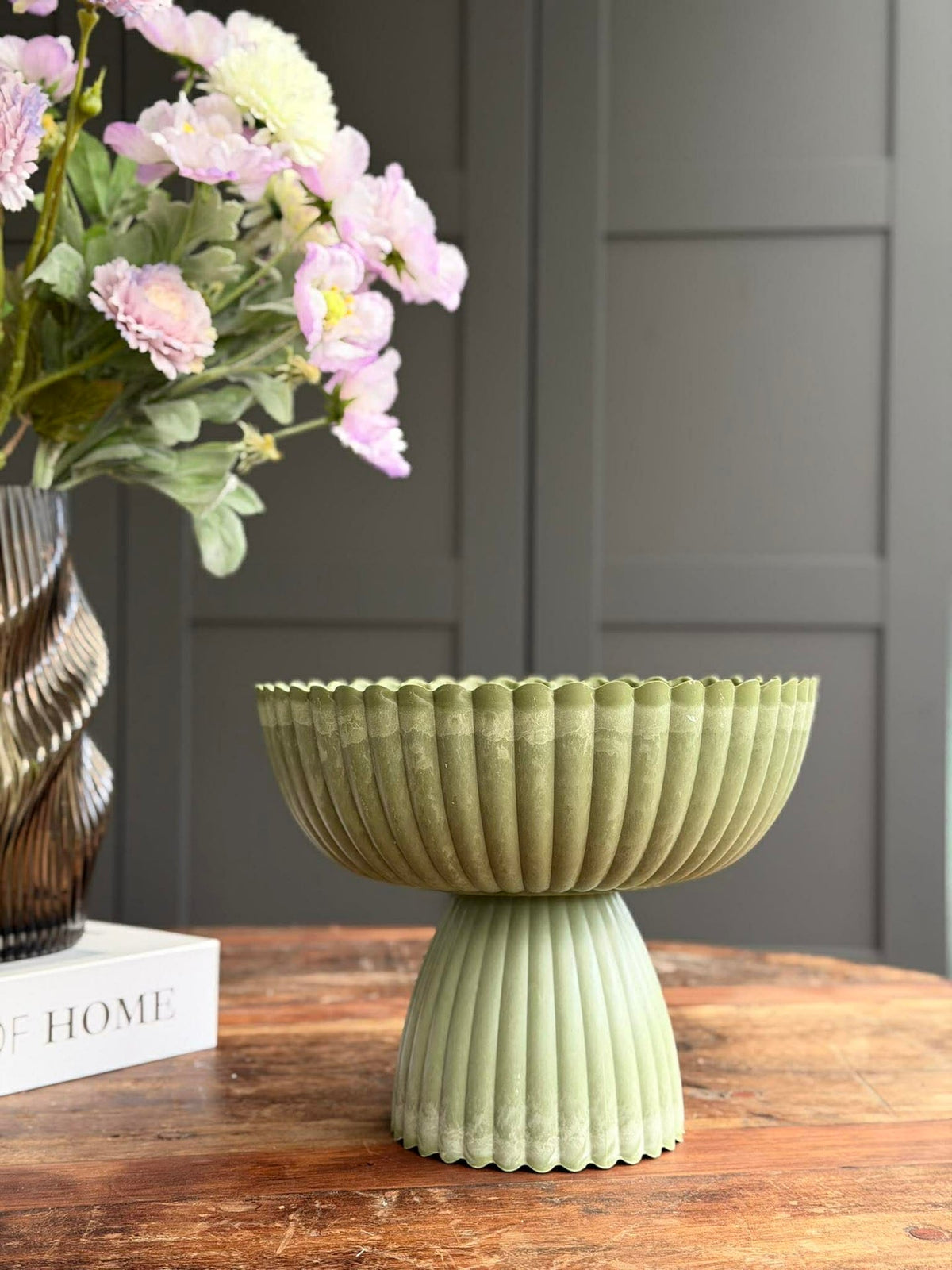DIY standaard in betonlook - Groen
