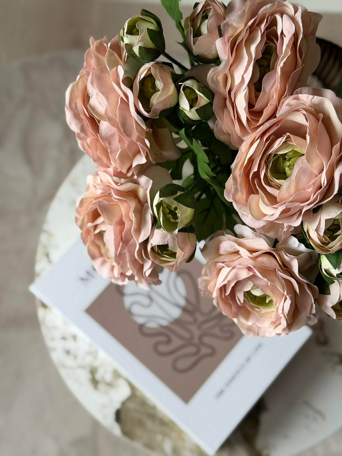 Ranonkel 50 cm - Roze