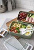 Lunchbox met lepel en vork - Colormix