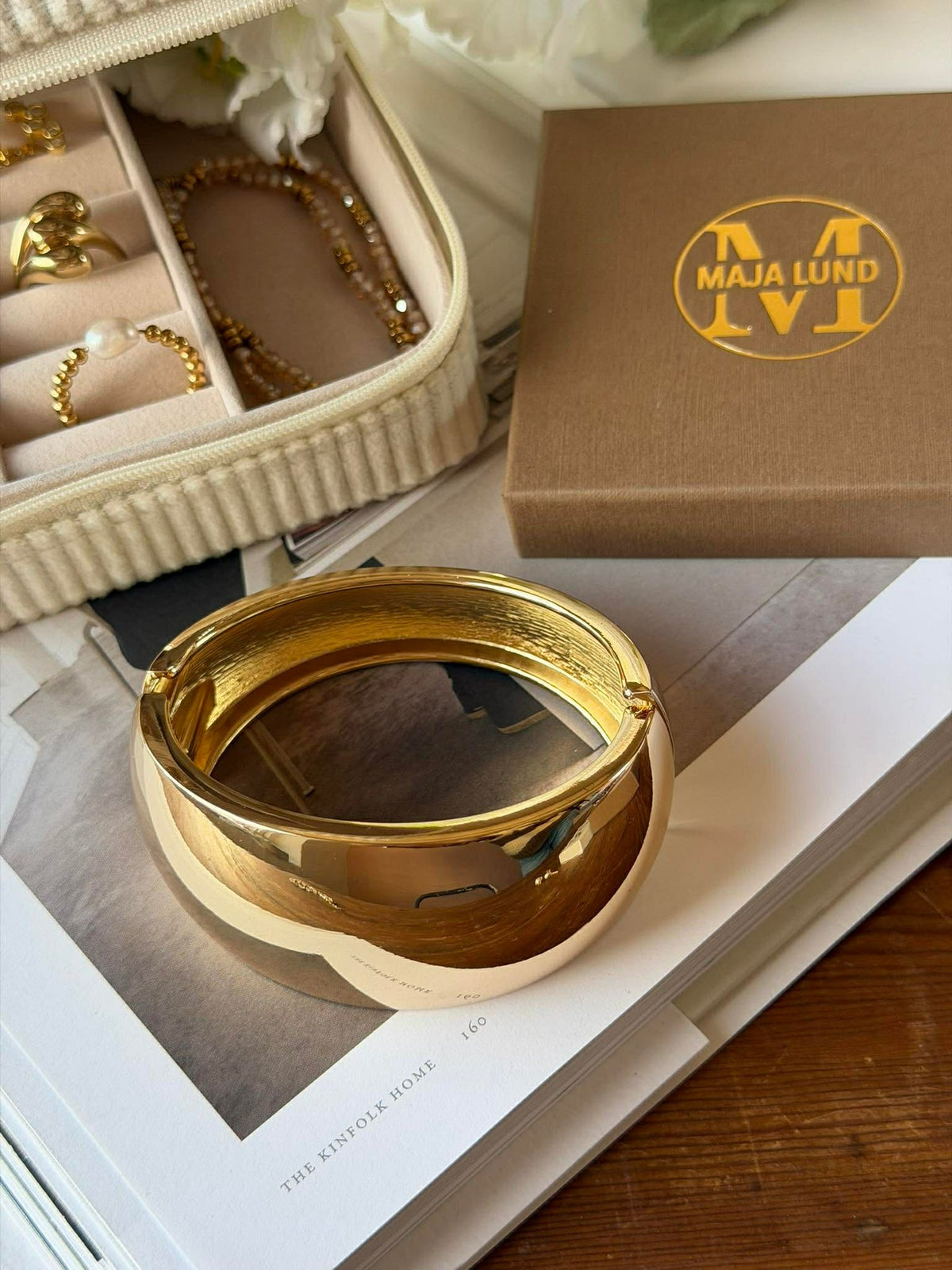 Armring JILLI - verguld